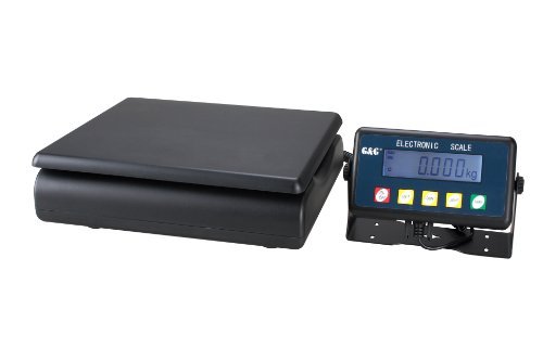 Netz DZD DJ-KL 30kg/1g Paketwaage Plattformwaagen mit Bluetooth & Batteriebetrieb 